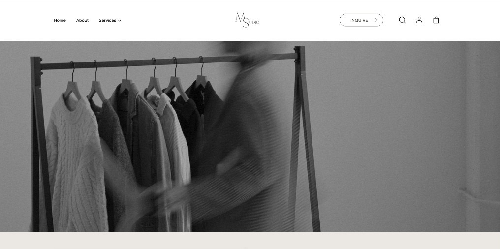 MS Studio website preview